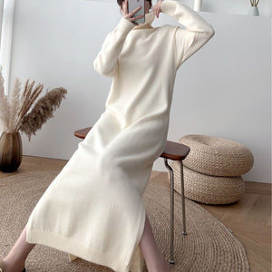 Loose Base Sweater Dress