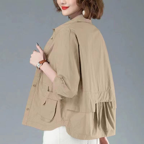 Wind Coat Tops For Women Thin Short Coat