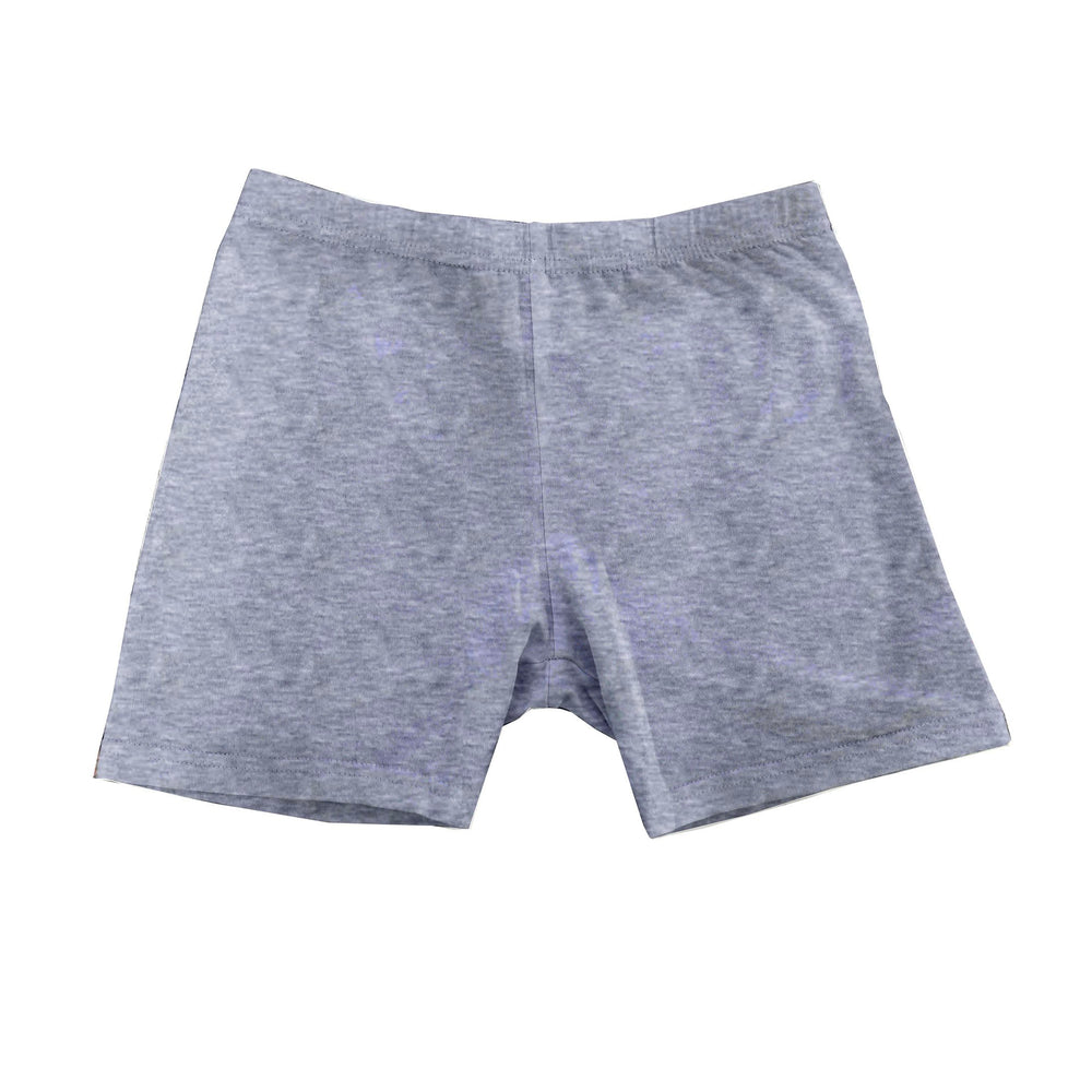 Girls Modesty Shorts - Grey Marl